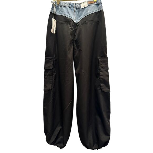 BLANKNYC – Cold Gem Pant – Black / Denim Waistband – Size 24 - Picture 4 of 5